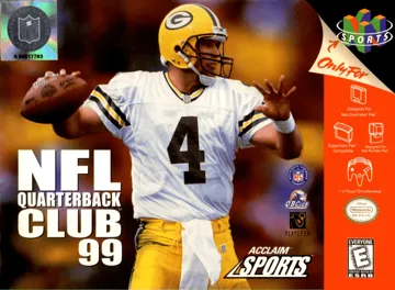 NFL Quarterback Club 99 (USA) box cover front